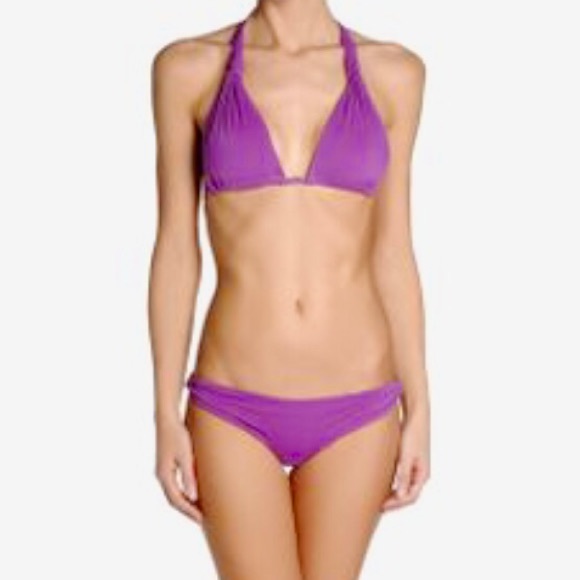 Amulette purple triangle bikini. Size L. NWT - Picture 1 of 15